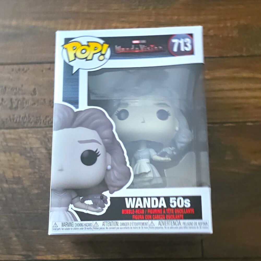 Funko Pop! Marvel WandaVision Wanda 50s Vinyl Bobble-Head #713 (2020)